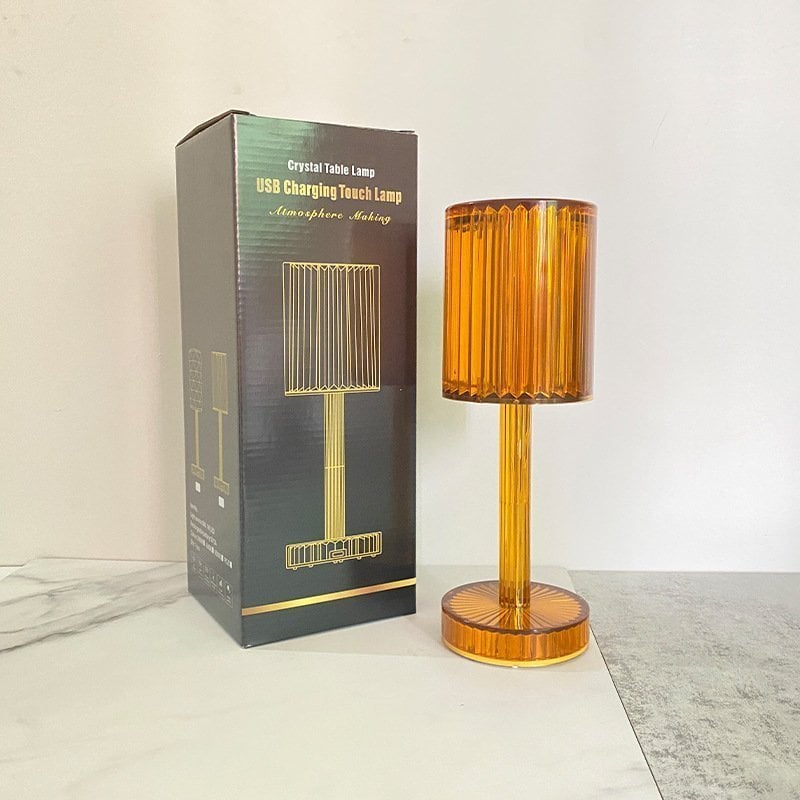 Touch Control Crystal Lamp – Modern Ambient Lighting
