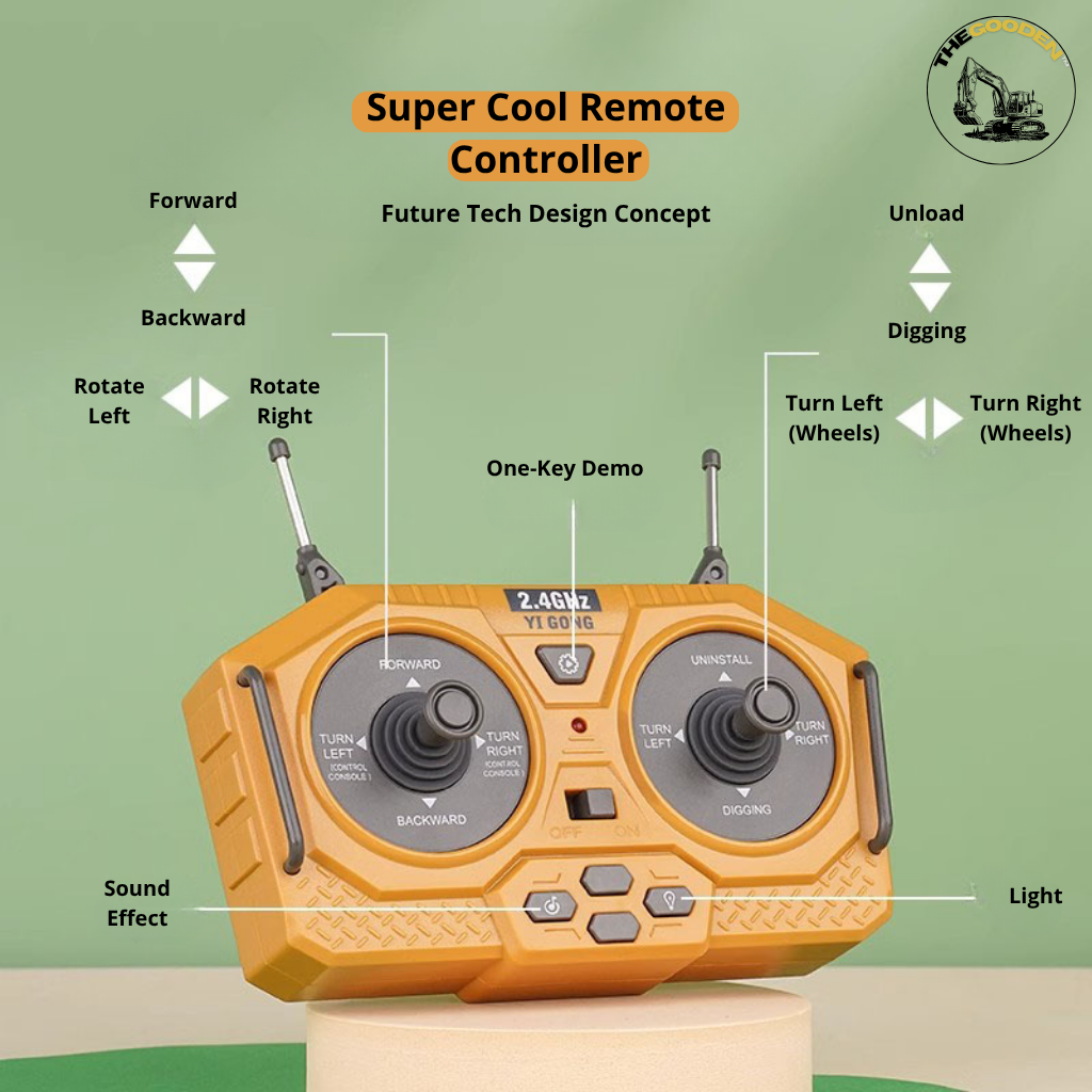RC Excavator – Heavy-Duty Remote Control Construction Vehicle