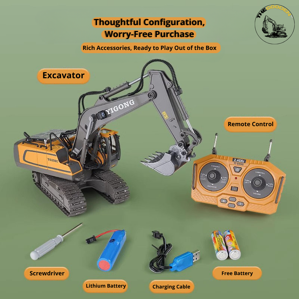 RC Excavator – Heavy-Duty Remote Control Construction Vehicle