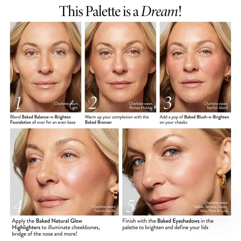 Baked Starter Kit – Tuscan Dreams | Multicolor Baked Eyeshadow Palette