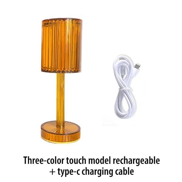 Touch Control Crystal Lamp – Modern Ambient Lighting