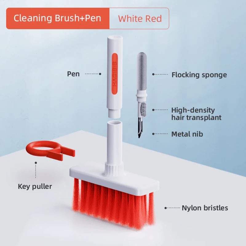 5-in-1 Keyboard Cleaning Brush Kit – Multi-Tool Precision Cleaner