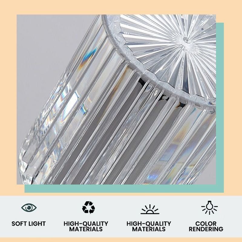 Touch Control Crystal Lamp – Modern Ambient Lighting