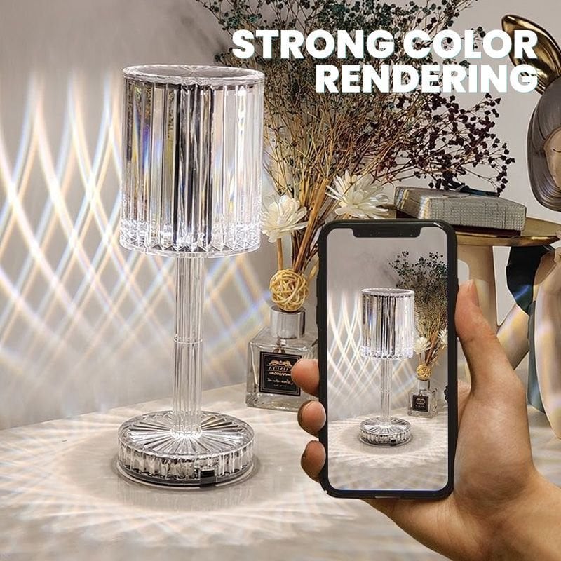 Touch Control Crystal Lamp – Modern Ambient Lighting