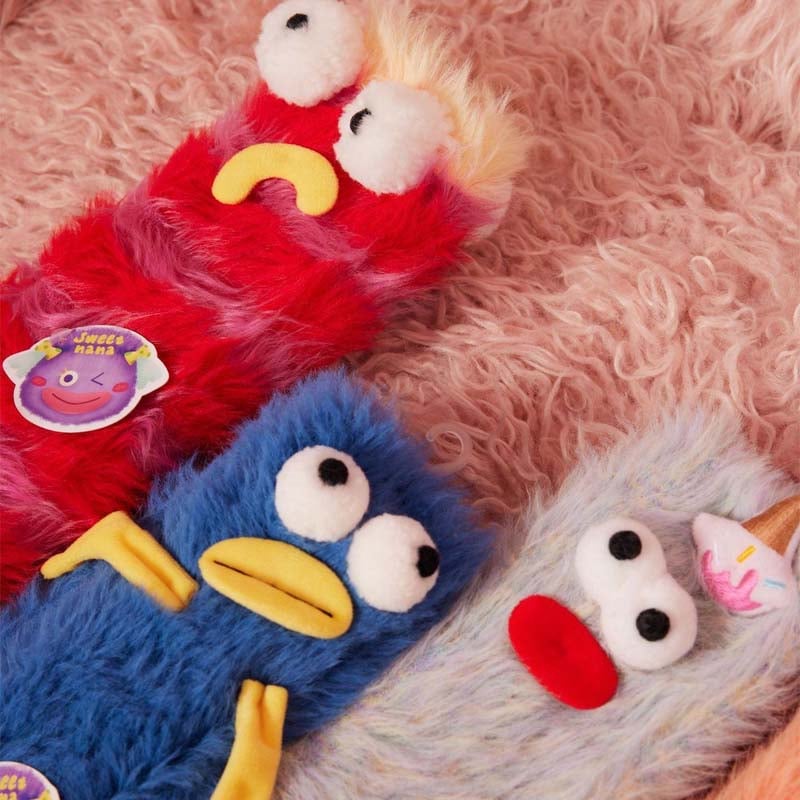 Coral Velvet 3D Quirky Socks – Ultra-Soft & Cozy