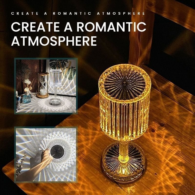 Touch Control Crystal Lamp – Modern Ambient Lighting