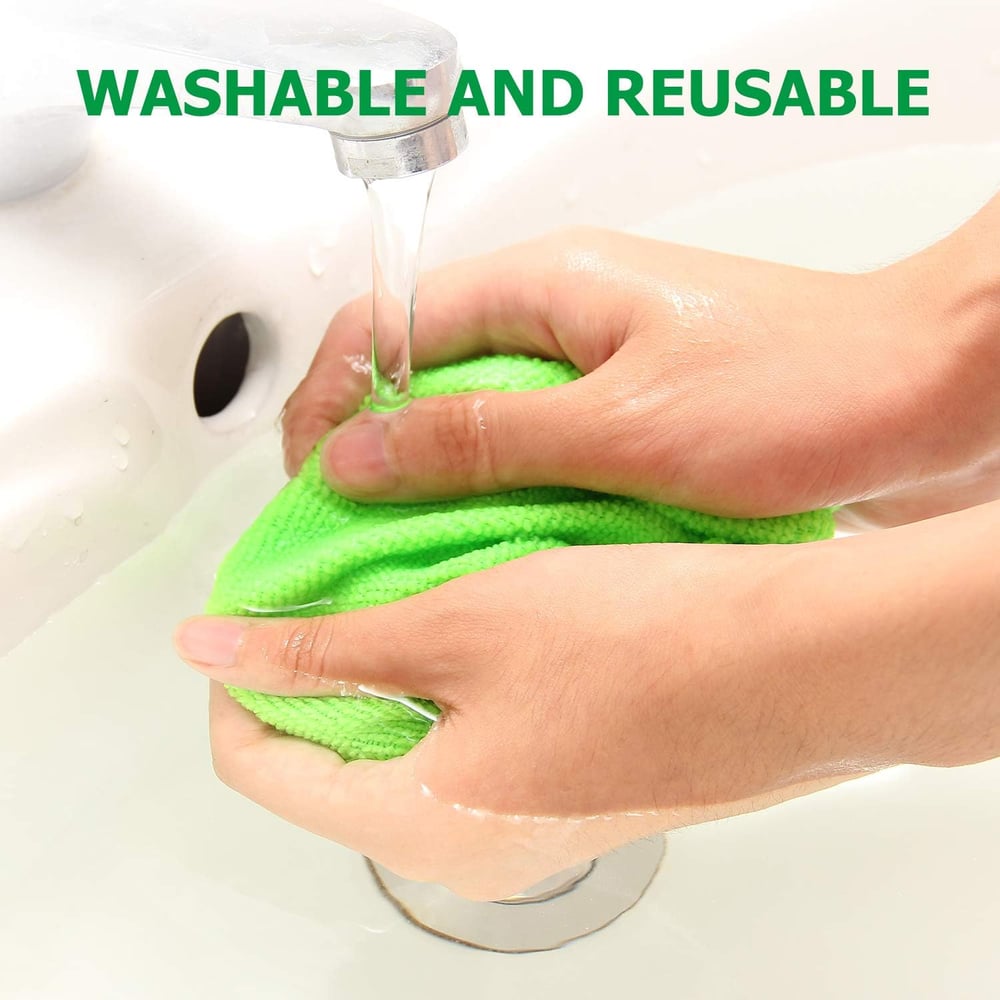 Microfiber Car Windshield Cleaning Tool – Extendable Handle for Easy Reach